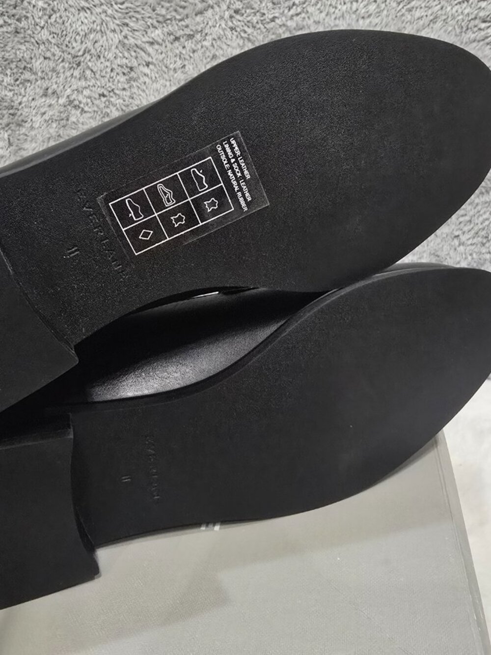Everlane Modern Loafer Black Leather Women's Sizes NEW Classic Preppy - Picture 5 of 16